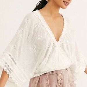 Free People Gauze top White sz XS